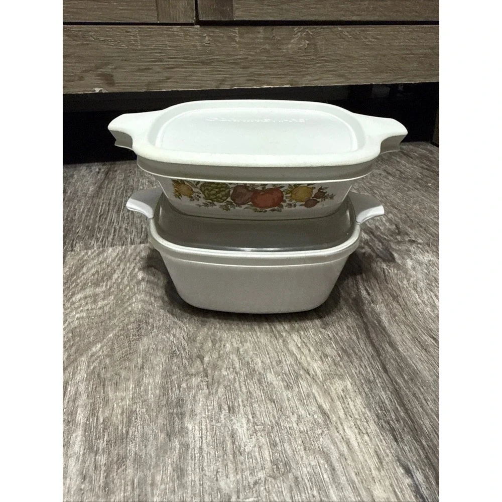 Vintage Corning Ware Spice O Life Casserole Set With Lids USA‎